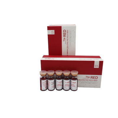 Disolver grasa Lipólisis Ampola Ampola roja Solución Lipolítica inyección