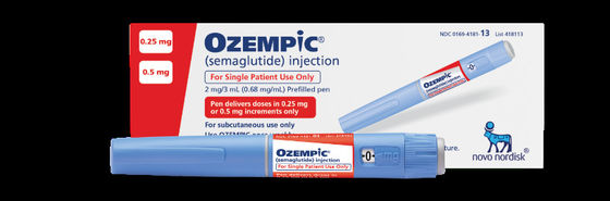 Ozempic Semaglutide para inyección 0,5 mg 1 mg 2 mg 1,5 ml 3 ml