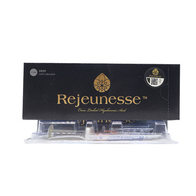 Rejeunesse relleno fino de forma profunda con volumen de 1 ml de jeringa