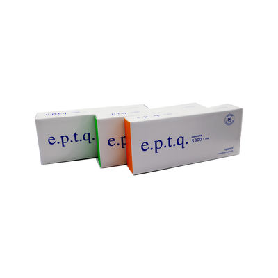 E.p.t.q. Relleno cutáneo de ácido hialurónico cruzado S100, S300, S500