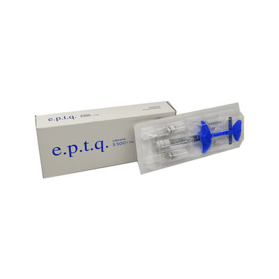 E.P.T.Q. S500 1x1.1ml Relleno dérmico de ácido hialurónico de textura gruesa para el aumento facial