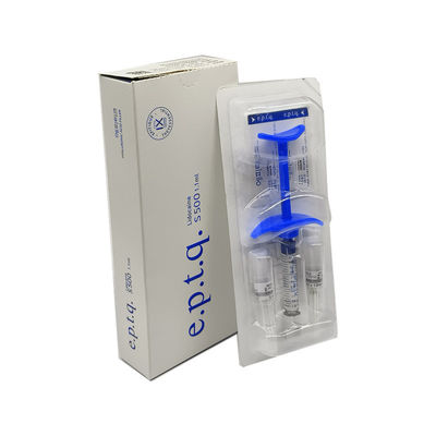 E.P.T.Q. S500 1x1.1ml Relleno dérmico de ácido hialurónico de textura gruesa para el aumento facial