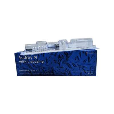 Los rellenos coreanos para inyección de ácido hialurónico Audrey M con Lidocai 10 ml de relleno corporal