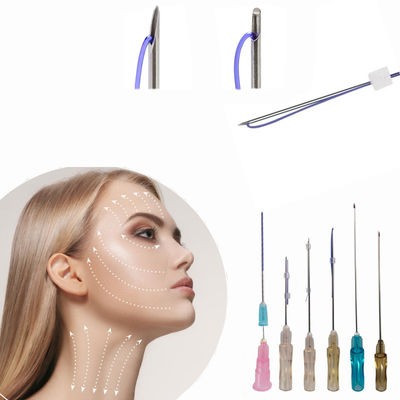 pdo wpdo pcl labios faciales elevación de hilo afilado 26g 29g 30g 38mm 100mm 90mm