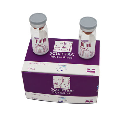 Sculptra PLLA Ácido poli-L-láctico Demal relleno cara trasera inyección sculpta