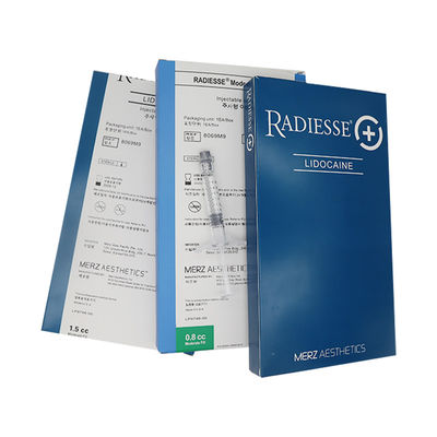 Radiesse 0.8cc 1.5cc Relleno de ácido ácido hialurónico Suero bajo los ojos Relleno dérmico