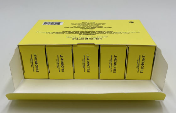 Solución de grasa Botella de limón 10ml*5 Para disolver grasa Celulite disuelta