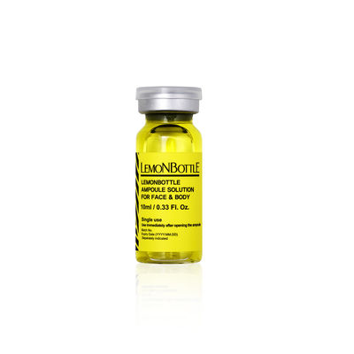 Solución de grasa Botella de limón 10ml*5 Para disolver grasa Celulite disuelta