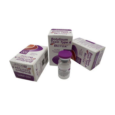 Allergan 100 IU solución salina Botox Hutox Rentox Innotox 50 IU 150 IU Arrugas en la frente