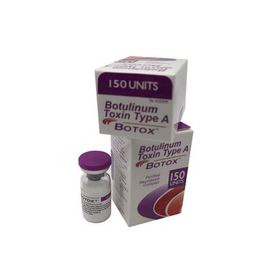 Allergan 100 IU solución salina Botox Hutox Rentox Innotox 50 IU 150 IU Arrugas en la frente