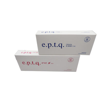 EPTQ e.p.t.q Hyaluronato de sodio cruzado con certificado CE de HA Relleno dérmico 24 mg/ml
