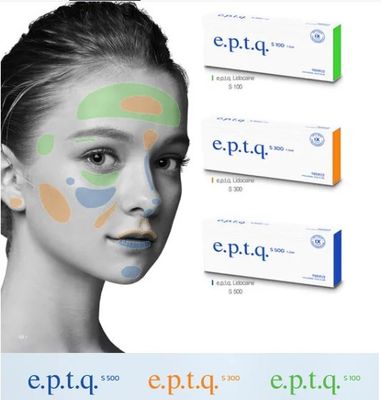 Eptq Filler Colágeno Inyección en los labios Corea Celebrity Endorsement E.P.T.Q. Epitique S100 S300 Filler Marca conocida Eptq Ha Filler aprobado por la CE