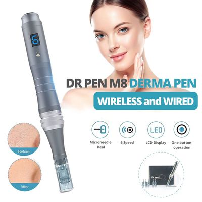 El Dr. Pen Ultima M8 es un bolígrafo de microagujas inalámbrico profesional para lograr una piel perfecta.