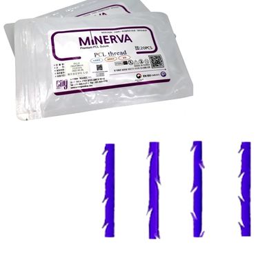 Hilos tensores absorbibles PDO para levantar cuello y mejillas