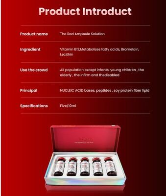 La Ampolla Roja Solución para la Pérdida de Grasa Peso Lipo Lab Para Cuerpo Pecho Cuello