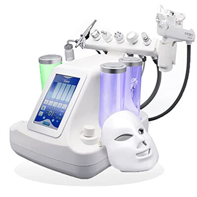 Masajeador Facial de Iontoforesis con Microcorriente, Máquina de Microdermoabrasión Bio Lifting