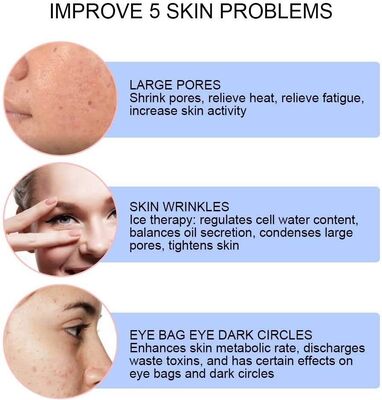 Máquina de elevación de rejuvenecimiento de la piel Facial LED con crioterapia ultrasónica de martillo frío caliente