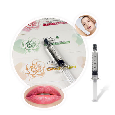 Relleno dérmico de ácido hialurónico para líneas de cejas y mandíbula