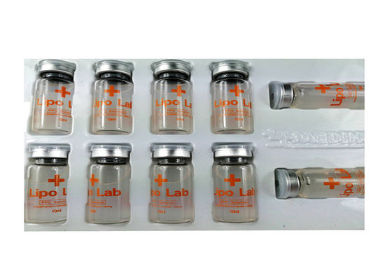 Lipo Lab Ppcs Solución de pérdida 8Ml x 10Vails Disolvente de grasa inyección adelgazante Lipo Lab