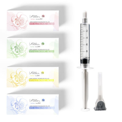 Ácido hialurónico Relleno cutáneo de arrugas Eliminación para la clínica de belleza 1 ml Derma fino profundo Ultra-profundo