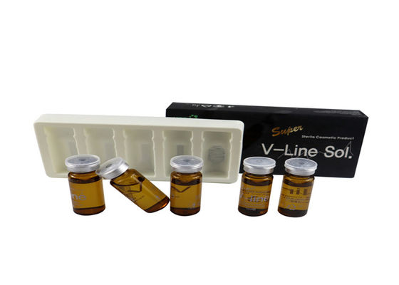 V Línea de Lipólisis Inyecciones disolventes de grasa en la barbilla 5 ml X 5 cápsulas