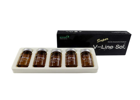 V Línea de Lipólisis Inyecciones disolventes de grasa en la barbilla 5 ml X 5 cápsulas