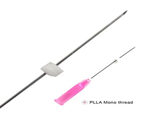 La elevación PDO PCL PLLA de V rosca la elevación 18g 19g del hilo de la nariz de 25m m 38m m