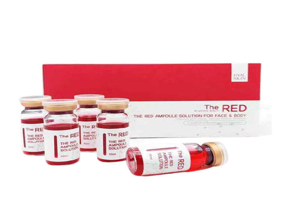 10 ml de inyecciones disolventes de grasa La solución de la ampolla roja