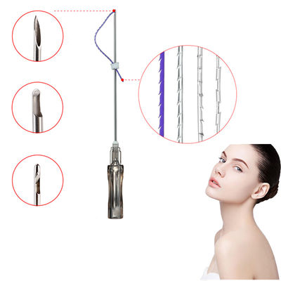 Pdo Pcl Plla hilos mono contundente W 30g13mm25mm para debajo de la bolsa de ojos ceja ojos de zorro elevación del hilo hueso de pescado moldeo cog