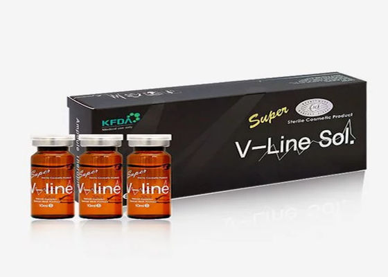 5pcs*10ml Inyecciones disolventes de grasa para la cara Lipolítico Super V Line Sol