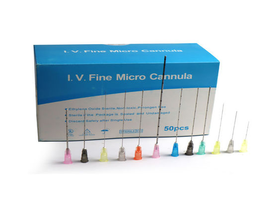 18G 19G Micro Cánula Aguja 14-30g Para inyección de relleno dérmico