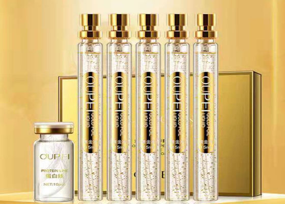 péptido de la proteína del oro 24k ninguna aguja que rosca el lifting facial