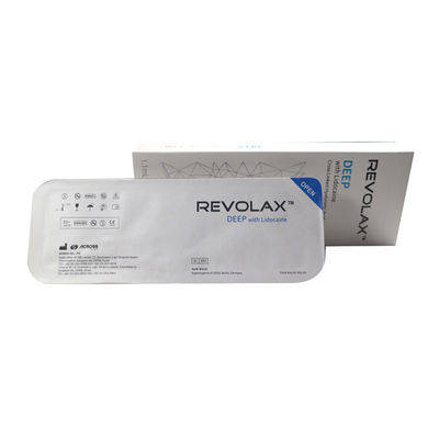 24 mg/ ml de Acido Hialurónico Relleno dérmico Revolax Sub-Q fino profundo 1 X 1,1 ml
