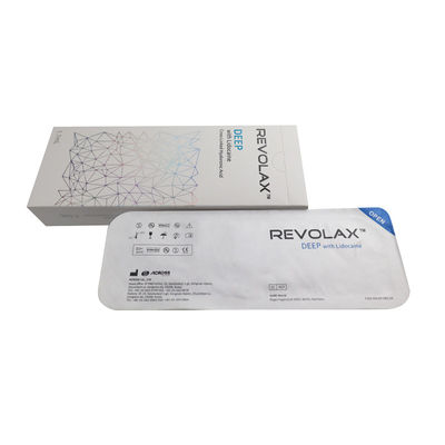 24 mg/ ml de Acido Hialurónico Relleno dérmico Revolax Sub-Q fino profundo 1 X 1,1 ml