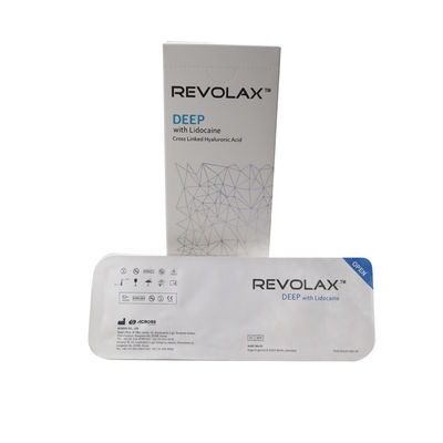 24 mg/ ml de Acido Hialurónico Relleno dérmico Revolax Sub-Q fino profundo 1 X 1,1 ml