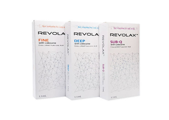 CE Revolax Deep Sub-Q Fine Lido Derma Filler para inyección de ácido hialurónico