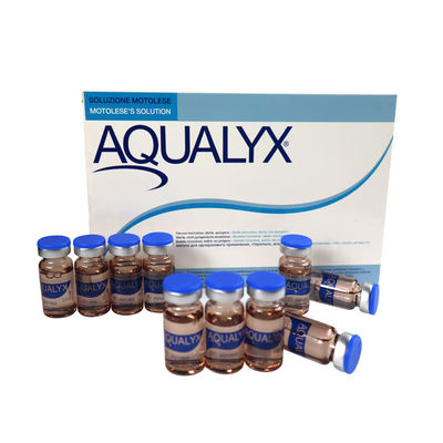 Aqualyx Solución PPC Disolvente de grasa para inyecciones 10 viales X 8 ml para adelgazar cara y cuerpo