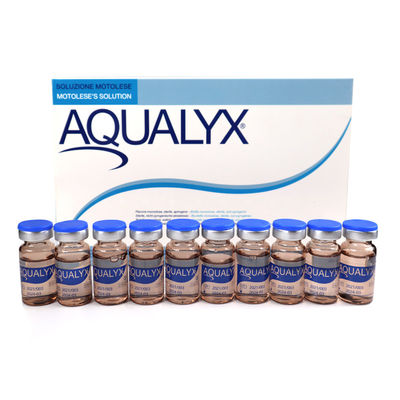 Aqualyx Solución PPC Disolvente de grasa para inyecciones 10 viales X 8 ml para adelgazar cara y cuerpo