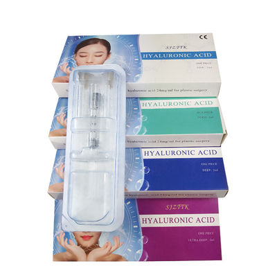 2 ml Lido Hyaluronic Derma Filler para aumento de labio Gel inyectable de ácido hialurónico