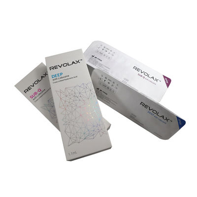 Agregador dérmico de ácido hialurónico de alta pureza Revolax 1.1 ml Sub-Q profundo para labios