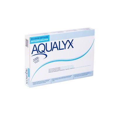 Aqualyx 10 X 8 ml Vial Inyecciones disolventes de grasa para cara y cuerpo