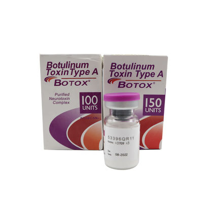 B 100iu 150iu Toxina botulínica inyecciones para las arrugas Eliminar cuidado de la piel