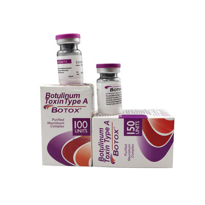 B 100iu 150iu Toxina botulínica inyecciones para las arrugas Eliminar cuidado de la piel