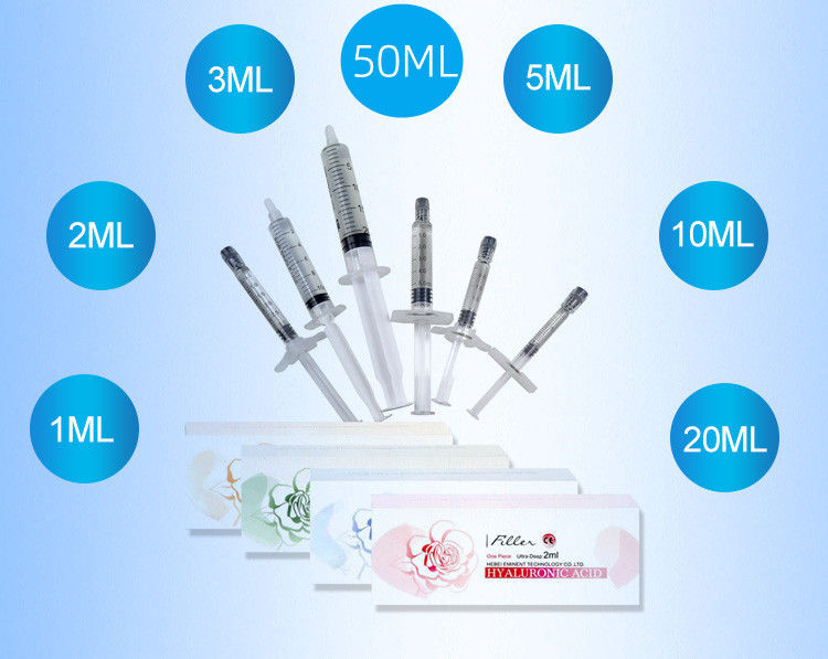 Ácido hialurónico Relleno cutáneo Arrugas Eliminación 1 ml 2 ml 3 ml 5 ml 10 ml 20 ml 50 ml Relleno HA