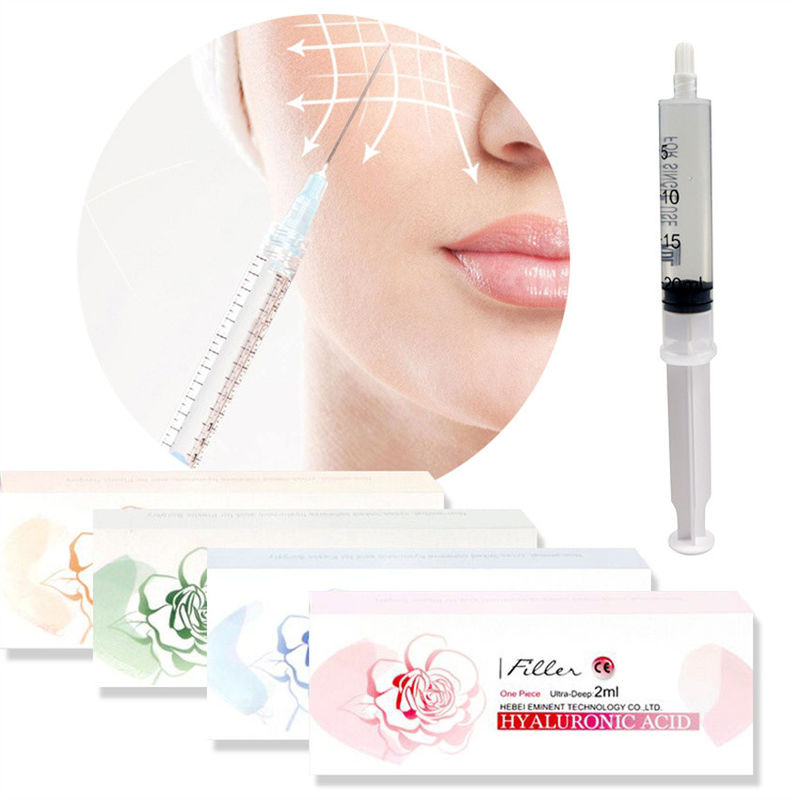 Relleno dérmico 1 ml 2 ml 3 ml 5 ml 10 ml 20 ml 50 ml Relleno de ácido hialurónico para inyección arrugas