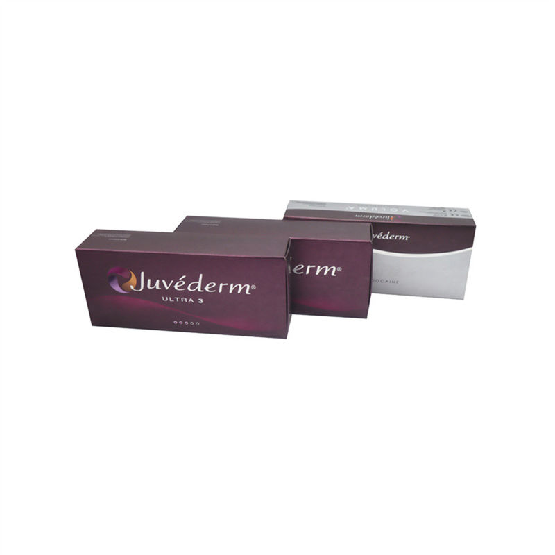 inyecciones ácidas hialurónicas Juvederms Voluma del gel 24mg/ml ultra gel cutáneo del llenador 3 ultra 4