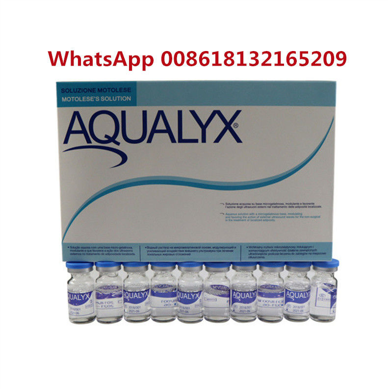 Aqualyx Solución PPC Disolvente de grasa para inyección 10 viales X 8 ml para adelgazar cara y cuerpo