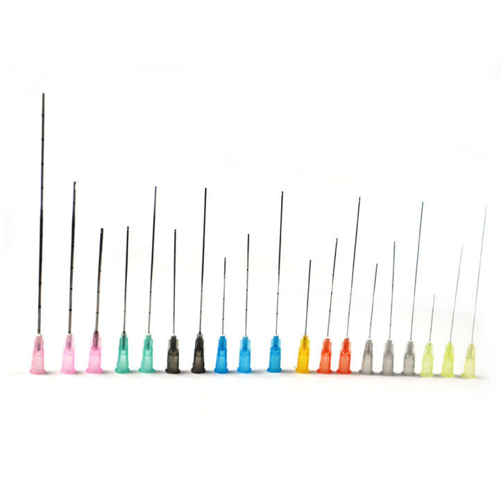 Cargador inyectable desechable de acero inoxidable 304 Cánula contundente de todos los tamaños 18g-30g Aguja contundente