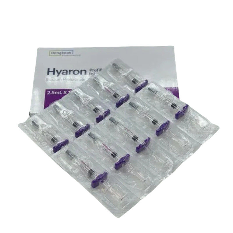 Hyaron inyección precargada Dongkook Refuerzo de la piel hialurónico Hyaron Inj. (2.5 ml X 10 jeringas)