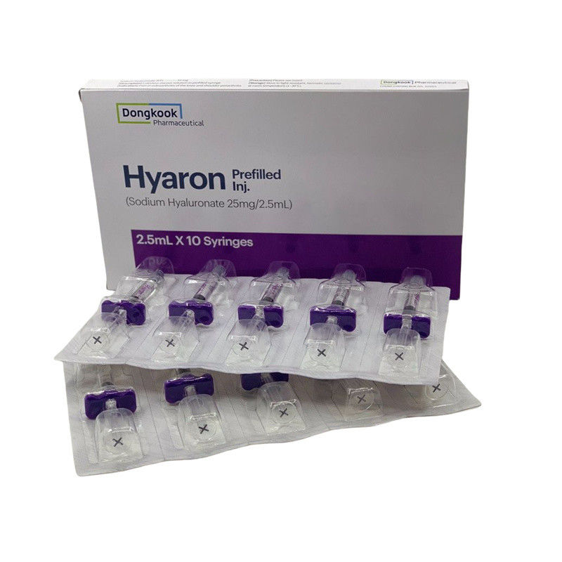 HYARON KIT para el refuerzo de la luz de la piel - 10 jeringas X 2,5 ml de relleno de ácido hialurónico cruzado